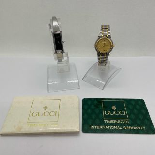 グッチ(Gucci)の２点/ギャラ有⭐︎大特価 稼働 GUCCI グッチ 時計 レディース  (トートバッグ)