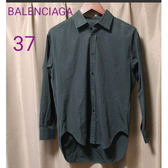 BALENCIAGA シャツ ブラック 37 バレンシアガ