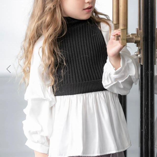 fifth(フィフス)のfifth レイヤード　ニット　子供　キッズ キッズ/ベビー/マタニティのキッズ服女の子用(90cm~)(ニット)の商品写真