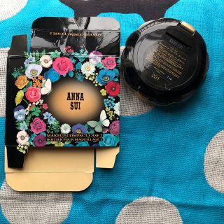 【希少レア】アナスイ コンパクトケース 薔薇ゴールド ANNA SUI