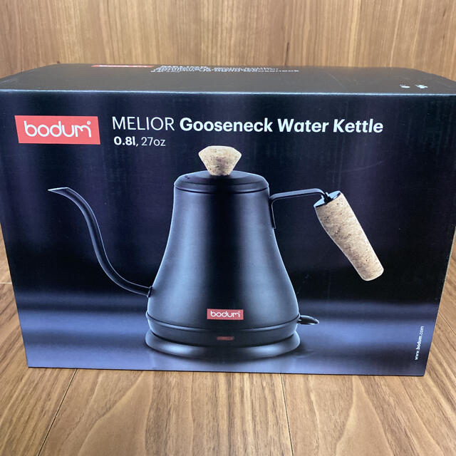 bodum - ボダム MELIOR グースネック 電気ケトル 800ml 黒 新品未使用 ...