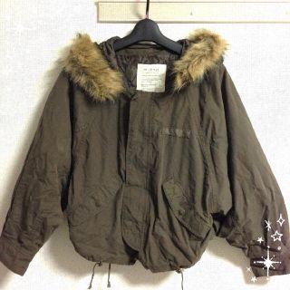 ダブルクローゼット(w closet)のW closet＊ファー付コート(モッズコート)