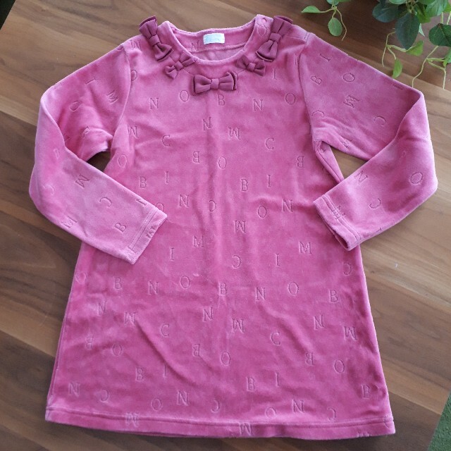 Combi mini(コンビミニ)の【Combi mini】ピンクのワンピ☆120 キッズ/ベビー/マタニティのキッズ服女の子用(90cm~)(ワンピース)の商品写真