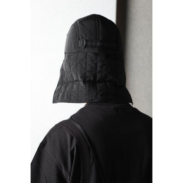 Yohji Yamamoto(ヨウジヤマモト)の新品Y-3ネックフラップ２ＷＡＹキャップ メンズの帽子(キャップ)の商品写真