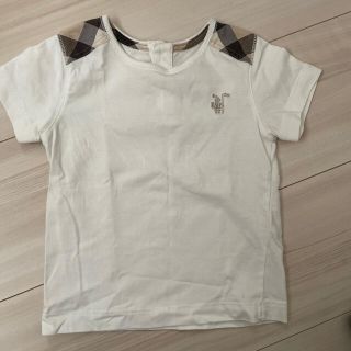 バーバリー(BURBERRY)のバーバリー　Tシャツ　肩チェック　12m 80(Ｔシャツ)