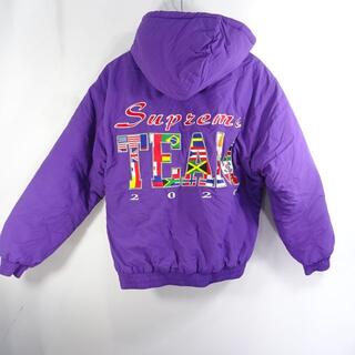 シュプリーム(Supreme)のSupreme 20ss Team Puffy Jacket Purple (ダウンジャケット)