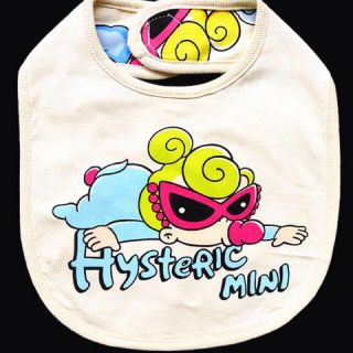 ヒステリックミニ(HYSTERIC MINI)のリバーシブルスタイ★ベビー★ホワイト新品(その他)