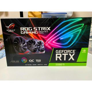 エイスース(ASUS)のASUS ROG-STRIX-RTX2080TI-O11G-GAMING(PCパーツ)