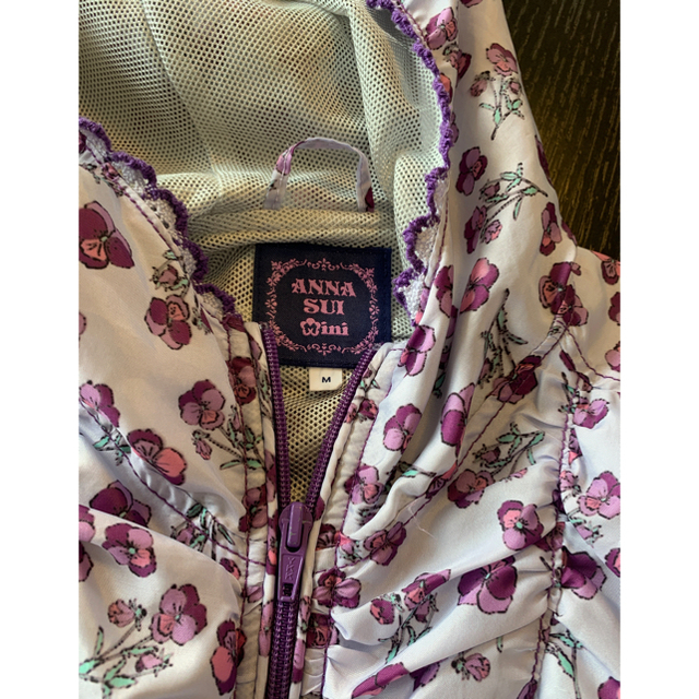 ANNA SUI mini(アナスイミニ)のアナスイミニ　ジャンパー　ウィンドブレーカー　M キッズ/ベビー/マタニティのキッズ服女の子用(90cm~)(ジャケット/上着)の商品写真