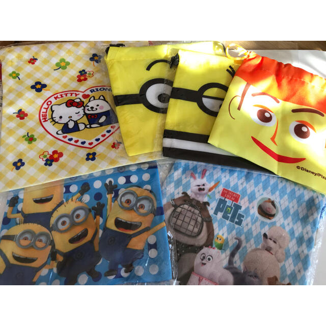 Disney キャラクター 巾着袋 6枚組の通販 By S Shop ディズニーならラクマ