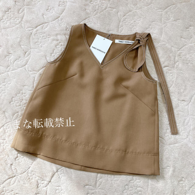 TARO HORIUCHI リーフショルダートップス TARO HORIUCHI リーフショルダートップス