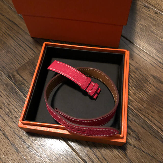 【新品】Hermes Hウォッチ　ダブル　ベルト