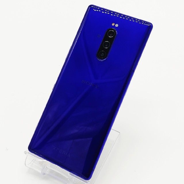 極美品/XPERIA 1/SIMフリー/PURPLE/パープル/802SO - koncyliator.pl