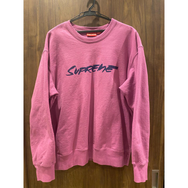 Supreme Futura Logo クルーネック L 紫 20aw 美品