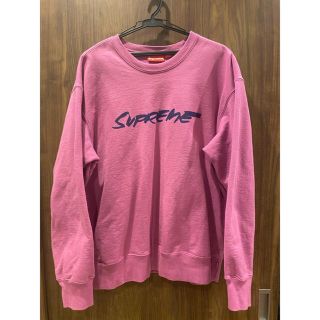 シュプリーム(Supreme)のSupreme Futura Logo クルーネック L 紫 20aw 美品(スウェット)