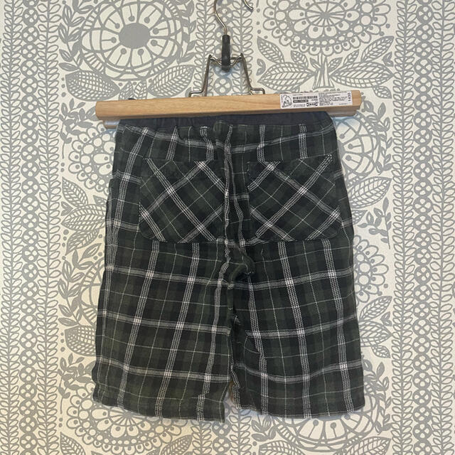 チェックショートパンツ ハーフパンツ　キッズ110 キッズ/ベビー/マタニティのキッズ服男の子用(90cm~)(パンツ/スパッツ)の商品写真