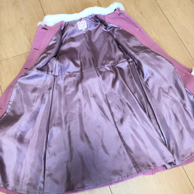 Shirley Temple(シャーリーテンプル)の【クリーニング済み】シャーリーテンプル　コート　140 キッズ/ベビー/マタニティのキッズ服女の子用(90cm~)(コート)の商品写真