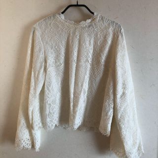 ダブルクローゼット(w closet)のレースブラウス(シャツ/ブラウス(長袖/七分))