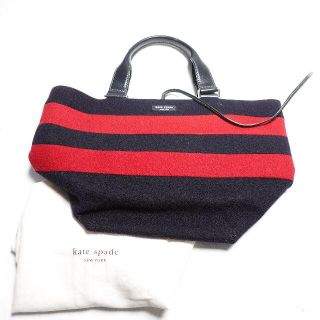 ケイトスペードニューヨーク(kate spade new york)の■kate spade new york　バッグ　ネイビー×レッド　レディース(その他)