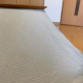 ムジルシリョウヒン(MUJI (無印良品))の無印良品 こたつ布団 楕円形 刺し子織 こたつ敷き布団つき(こたつ)