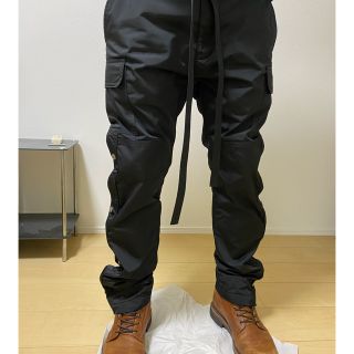 FEAR OF GOD フィアオブゴッド Sixth Collection NYLON Cargo Pants 6thコレクション ナイロンカーゴパンツ ブラック FG10-012