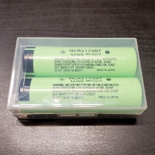 パナソニック(Panasonic)のNCR21700T 21700リチウムイオンバッテリー 4800mah(ライト/ランタン)