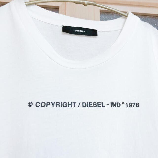 DIESEL(ディーゼル)のDIESEL ディーゼル Tシャツ ロゴTシャツ 白 メンズのトップス(Tシャツ/カットソー(半袖/袖なし))の商品写真