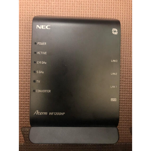 NEC(エヌイーシー)のNEC PA-WF1200HP ルーター スマホ/家電/カメラのPC/タブレット(PC周辺機器)の商品写真