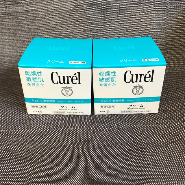 Curel(キュレル)のキュレル クリーム ジャー　90g 2個 コスメ/美容のスキンケア/基礎化粧品(フェイスクリーム)の商品写真