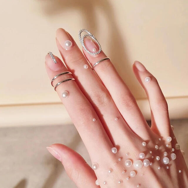 Ameri VINTAGE(アメリヴィンテージ)の Nail Ring no.003【1点のみ】シルバー レディースのアクセサリー(リング(指輪))の商品写真