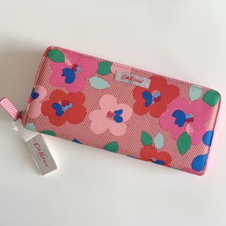 キャスキッドソン(Cath Kidston)のキャスキッドソン トラベルコンチネンタルウォレット パンジーツイル(財布)