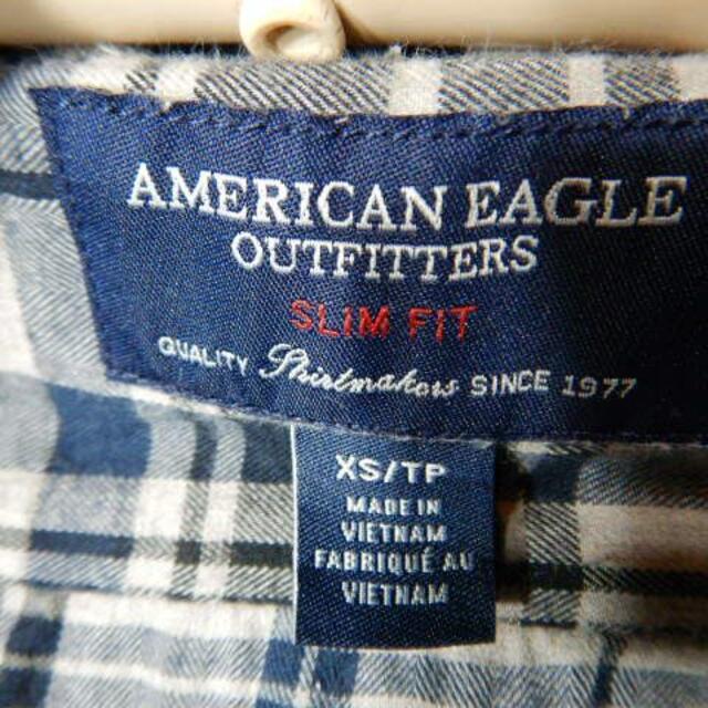 American Eagle(アメリカンイーグル)のo2101　アメリカン　イーグル　長袖　チェック　ボタンダウン　シャツ メンズのトップス(シャツ)の商品写真