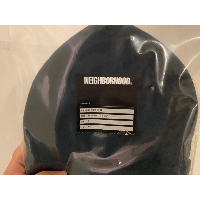 NEIGHBORHOOD(ネイバーフッド)のNeighborhood beanie Navy 20FW メンズの帽子(ニット帽/ビーニー)の商品写真