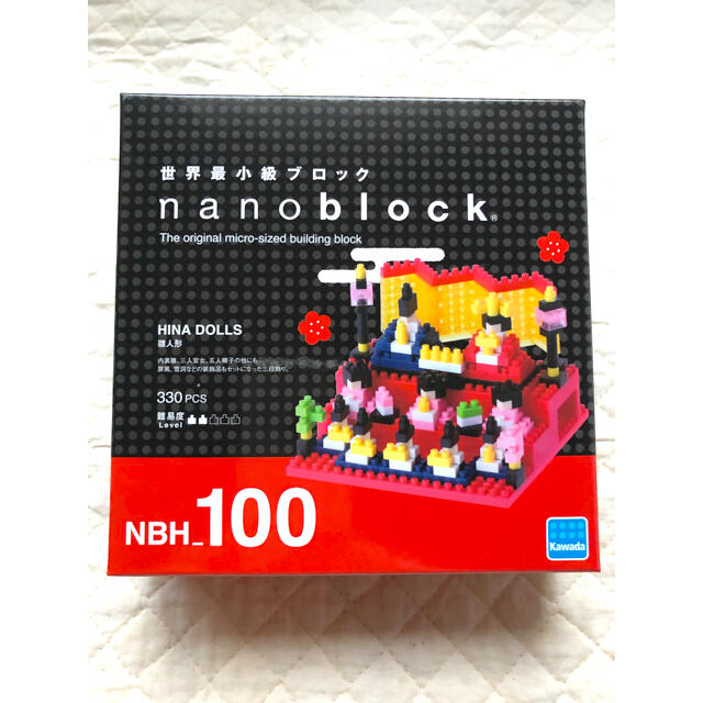 Kawada(カワダ)の新品未使用　雛人形　ナノブロック キッズ/ベビー/マタニティのおもちゃ(積み木/ブロック)の商品写真
