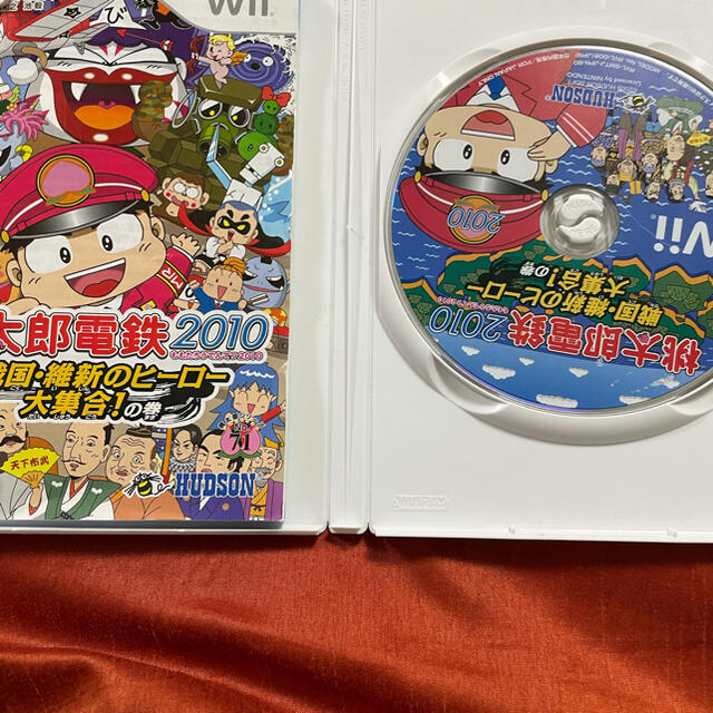 Wii(ウィー)の桃太郎電鉄2010 戦国・維新のヒーロー大集合!の巻 ももてつ 桃鉄 Wii  エンタメ/ホビーのゲームソフト/ゲーム機本体(家庭用ゲームソフト)の商品写真