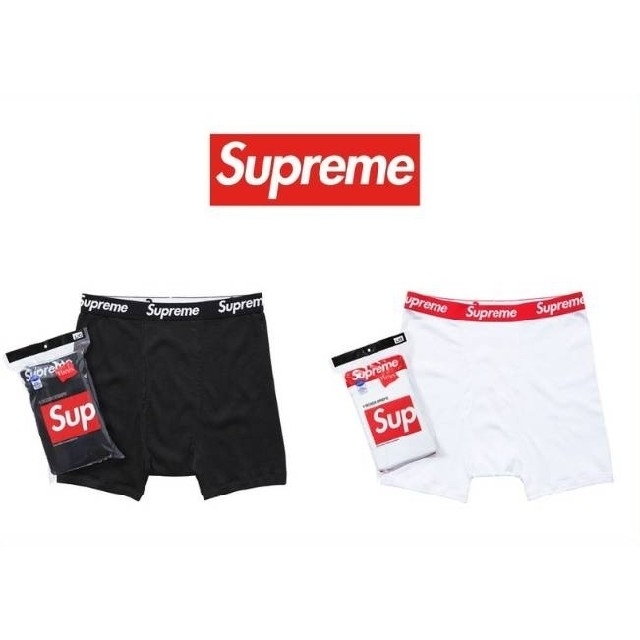 Supreme®/Hanes® Boxer Briefs２枚セット