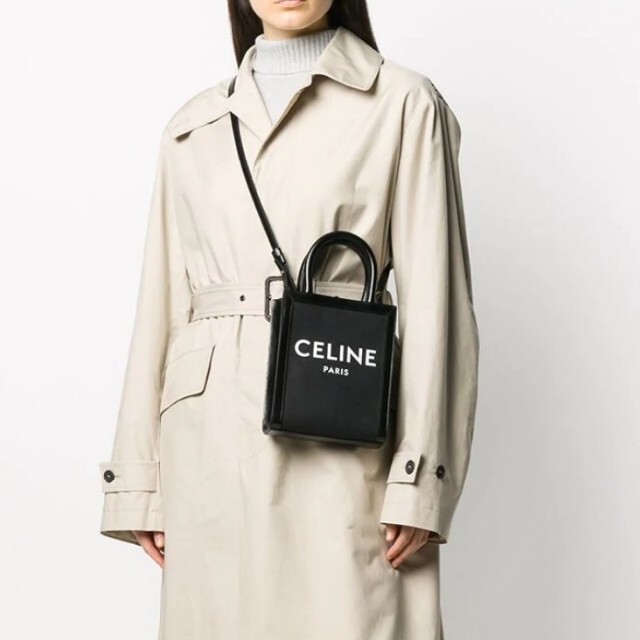 最終値下げ celine - 20AW 完売 cabas ミニ バーティカルカバ ブラック