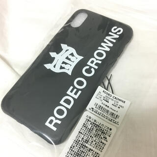 ロデオクラウンズ(RODEO CROWNS)のRODEO iPhone X ケース  黒(iPhoneケース)