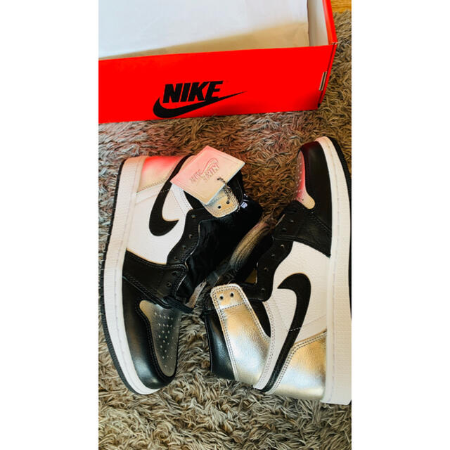 エアジョーダン1  HIGH OG aj1 Silver Toe