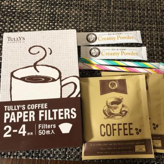 タリーズコーヒー(TULLY'S COFFEE)の珈琲＆コーヒーフィルター50枚(コーヒー)