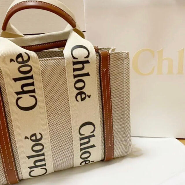 割引発見 Chloe - 【即日発送】Chloe woody スモールトートバッグ