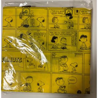 スヌーピー(SNOOPY)の【さらにお値下げしました！】 SNOOPY コミック柄スクエアトートバッグ(トートバッグ)