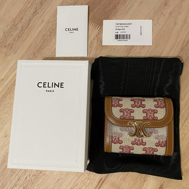 【予約受付中】 celine - タイムセール＊CELINE スモールトリオンフウォレット 折り財布 財布