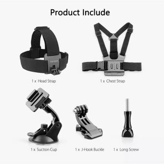 Xiaomi用GoproHero Head＆Chestストラップサクションカップ(ビデオカメラ)