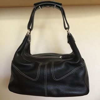 TOD'S トッズ　ミキーバッグ　ショルダーバッグ　難あり　黒