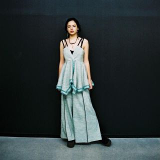 マメ(mame)のTweed long camisole(キャミソール)