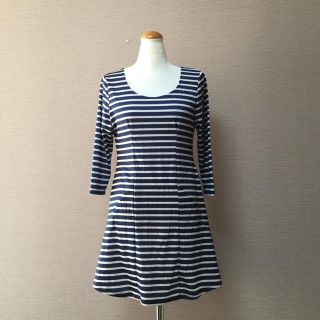 グレイル(GRL)の【SALE】GRLボーダーワンピース(ミニワンピース)