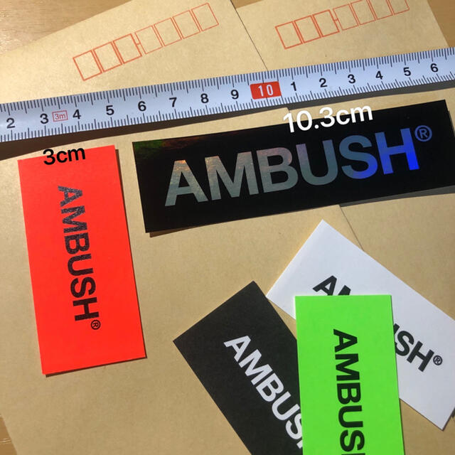 AMBUSH(アンブッシュ)の専用Ambush アンブッシュ  ステッカー5枚セット 新品未使用  メンズのファッション小物(その他)の商品写真