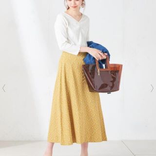 ナチュラルクチュール(natural couture)のナチュラルクチュール　前ボタンスカート　🌼(ロングスカート)