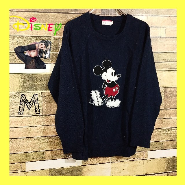 Disney ディズニー ミッキーマウス ネイビー セーター L レディースの通販 By みつひで S Shop ディズニーならラクマ